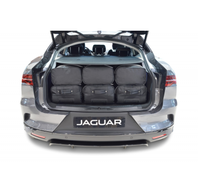 Set maletas especifico Carbags  JAGUAR I-Pace Año: 2018-> suv -  Incluye: Trolley bag: 3pcs -64ltr Bolsa viaje: 3pcs -43ltr Bols