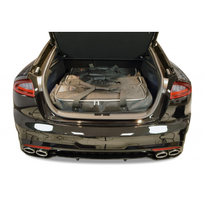 Set maletas especifico Carbags  KIA Stinger (CK) Año: 2017-> 4 Puertas -  Incluye: Trolley bag: 3pcs -69ltr Bolsa viaje: 3pcs -4