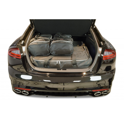 Set maletas especifico Carbags  KIA Stinger (CK) Año: 2017-> 4 Puertas -  Incluye: Trolley bag: 3pcs -69ltr Bolsa viaje: 3pcs -4