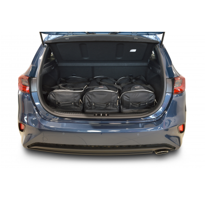 Set maletas especifico Carbags  KIA Ceed (CD) Año: 2018-> 5 Puertas Piso del maletero ajustable en la posición más baja-  Incluy