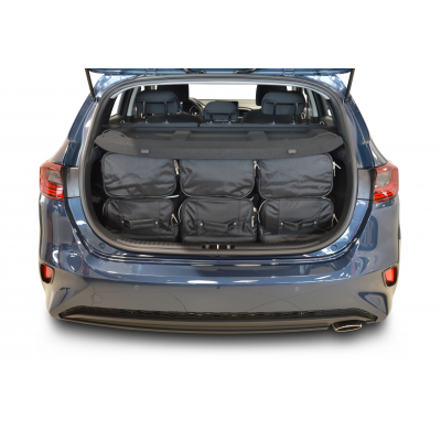 Set maletas especifico Carbags  KIA Ceed (CD) Año: 2018-> 5 Puertas Piso del maletero ajustable en la posición más baja-  Incluy