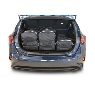 Set maletas especifico Carbags  KIA Ceed (CD) Año: 2018-> 5 Puertas Piso del maletero ajustable en la posición más alta-  Incluy