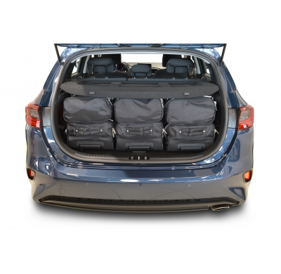 Set maletas especifico Carbags  KIA Ceed (CD) Año: 2018-> 5 Puertas Piso del maletero ajustable en la posición más alta-  Incluy