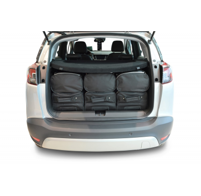 Set maletas especifico Carbags  OPEL Crossland X Año: 2017-> suv Piso del maletero ajustable en la posición más alta-  Incluye: