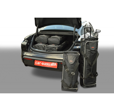 Set maletas especifico Carbags  PORSCHE Taycan Año: 2019-> 4 Puertas -  Incluye: Trolley bag: 3pcs -61ltr Bolsa viaje: 3pcs -33l