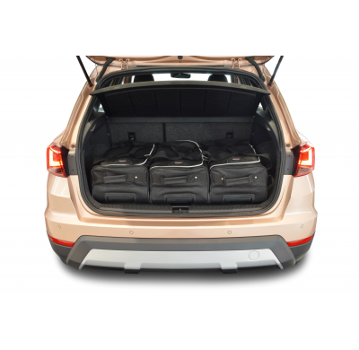 Set maletas especifico Carbags  SEAT Arona (KJ) Año: 2017-> suv Piso del maletero ajustable en la posición más alta-  Incluye: T