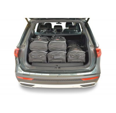 Set maletas especifico Carbags  SEAT Tarraco (KN) Año: 2018-> suv 7 plazas con la 3ª fila de asientos abatida-  Incluye: Trolley