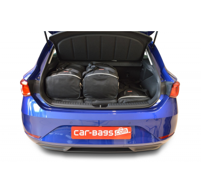 Set maletas especifico Carbags  SEAT Leon (KL) Año: 2020-> 5 Puertas -  Incluye: Trolley bag: 3pcs -62ltr Bolsa viaje: 3pcs -35l
