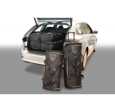 Set maletas especifico Carbags  SKODA Octavia IV Combi (NX) Año: 2020-> wagon Piso del maletero ajustable en la posición más alt