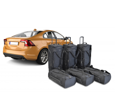 Set maletas especifico Carbags Pro.Line VOLVO S60 II Año: 2010-2018 4 Puertas -  Incluye: Trolley bag: 3pcs -70ltr Bolsa viaje: