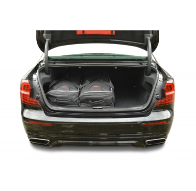 Set maletas especifico Carbags  VOLVO S60 III Año: 2018-> 4 Puertas -  Incluye: Trolley bag: 3pcs -81ltr Bolsa viaje: 3pcs -45lt