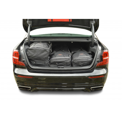 Set maletas especifico Carbags  VOLVO S60 III Año: 2018-> 4 Puertas -  Incluye: Trolley bag: 3pcs -81ltr Bolsa viaje: 3pcs -45lt