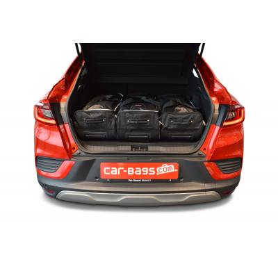 Set de bolsas de viaje Renault Arkana 2019-actualidad Piso del maletero ajustable en la posición más alta