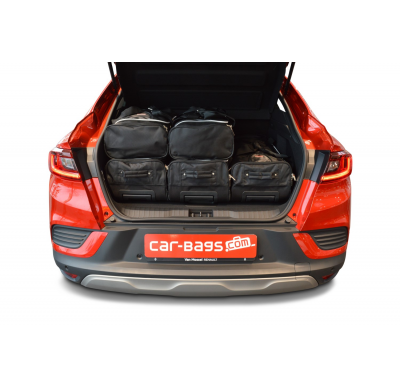 Set de bolsas de viaje Renault Arkana 2019-actualidad Piso del maletero ajustable en la posición más alta