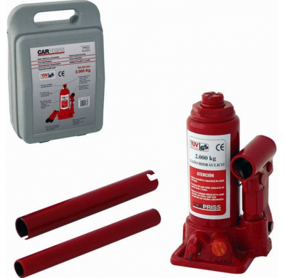 Gato Hidraulico Botella 2 T C/Maletin Ce