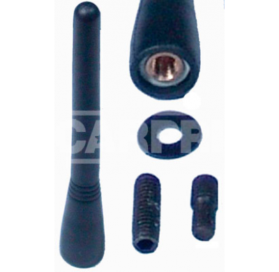 Antena Flexible 10 Cm. Color Negro