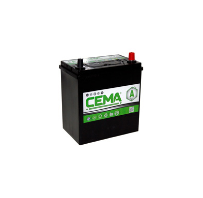 Bateria Cema Asia Referencia: Cb40.0j - Capacidad (Ah-20h) 40 - Arranque (A-En) 300 - Dimensiones: L(Mm) 197 - an (Mm) 129 - Al(