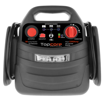 Cargador Topcore Arrancadores Referencia: Topcore Sb - Funciones Arrancador a 12v -   -   - Tecnología 12v Plomo-Acido - Arranqu