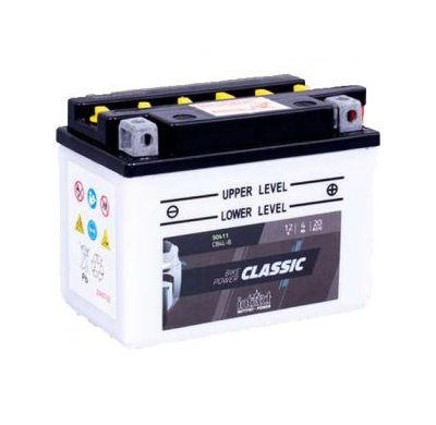 Bateria Intact Classic Referencia: Yb4l-B - Reemplaza - - Capacidad (Ah-10h) 4 - Cca(A-En) 20 - Dimensiones: L(Mm) 120 - an (Mm)