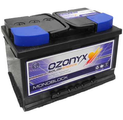 Bateria Ozonyx Monoblock 12v Referencia: Ozx85.1 - Voltaje 12 - Capacidad (Ah-10h) 70 - (Ah-100h) 85 - Dimensiones: L(Mm) 278 -