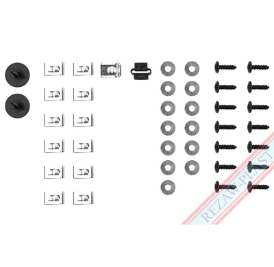 Protectore De Carter *Elementos De Montaje - Clips Audi A4, Audi A4 S4  (150108, 150109+150111)
