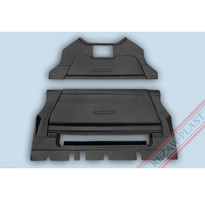 Protector De Carter Plastico Peugeot 406 Hb 4d, Kombi 5d,  (2 Piezas)
 Diésel : Xud9te (1,9l Turbo); Xud11bte (2,1l Turbo)
  Año