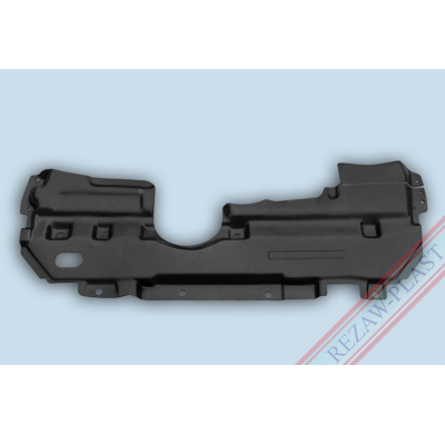 Protector De Carter Plastico Toyota Auris Parte Central  Motor Gasolina 1,6l 16v  Año:02/2007-02/2009