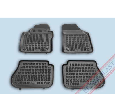 Alfombrillas Goma Negra Vw Caddy Life Maxi Desde 2008, 5 Y 7 Plazas 4-Piezas