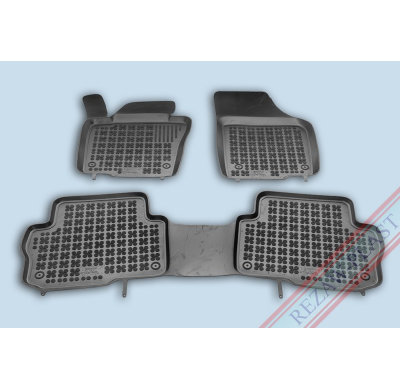 Alfombrillas Goma Negra Seat Alhambra Desde 2010, 5 Plazas (Delanteras Y 2ª Fila) 3-Piezas