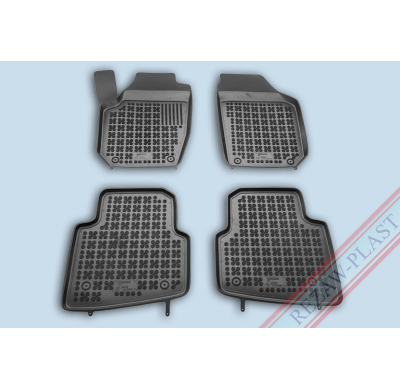 Alfombrillas Goma Negra Skoda Roomster Desde 06/2006  4-Piezas
