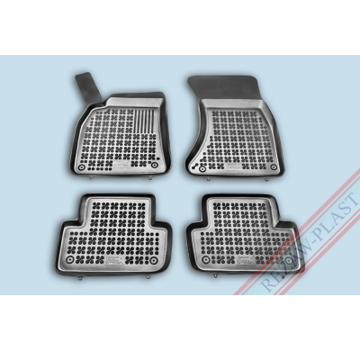 Alfombrillas Goma Negra Audi A4 Desde 03/2008 4-Piezas