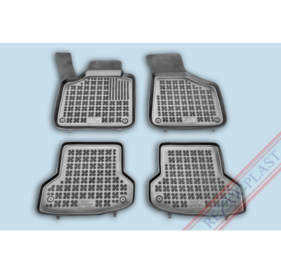 Alfombrillas Goma Negra Audi A3 Ii/A3 Ii Sportback 2003-2012 4-Piezas
