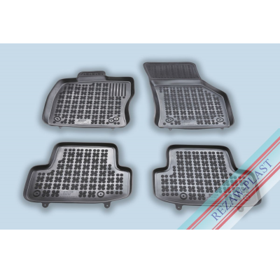 Alfombrillas Caucho Color Negro Con Clips Audi Q2  4 Piezas