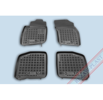 Alfombrillas Goma Negra Volvo S40 1995 - 02/2004 4-Piezas