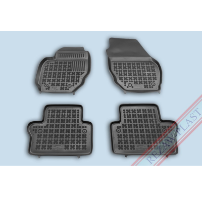Alfombrillas Goma Negra Volvo V70 Iii Desde 2007 4-Piezas