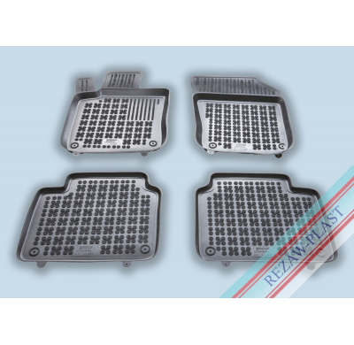 Alfombrillas Caucho Color Negro Con Clips Volvo S90  Desde 2016- 4 Piezas