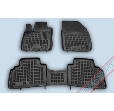 Alfombrillas Goma Negra Ford Tourneo Courier Desde 2014 3-Piezas