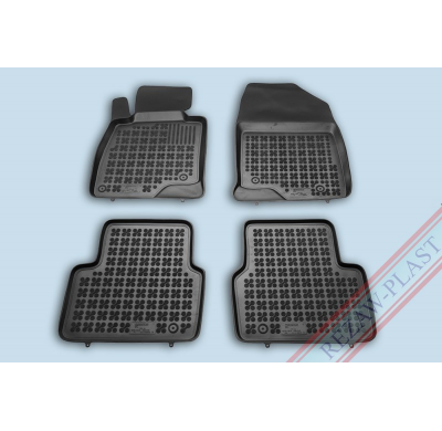 Alfombrillas Goma Negra Mazda 3 Iii  Hatchback Desde 2013 4-Piezas