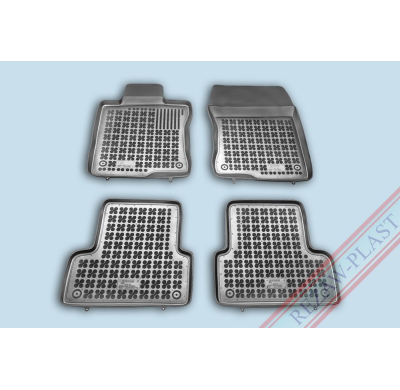 Alfombrillas Goma Negra Honda Accord Desde 06/2008 4-Piezas