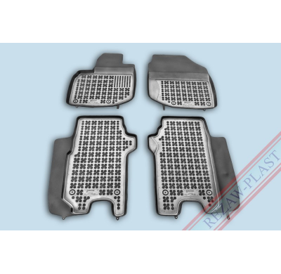 Alfombrillas Goma Negra Honda Jazz Ii Desde 2008 4-Piezas