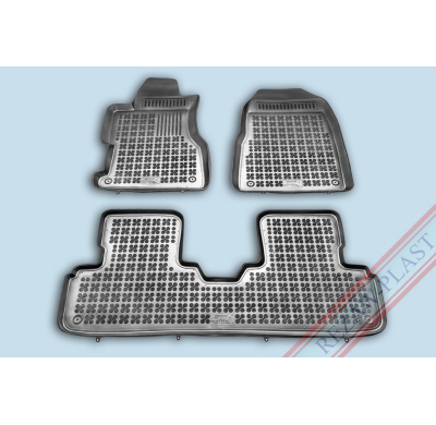 Alfombrillas Goma Negra Honda Civic 3p 2001-2005 3-Piezas