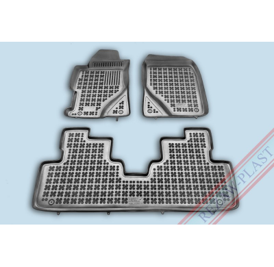 Alfombrillas Goma Negra Honda Civic Sedan 2001-2005 3-Piezas