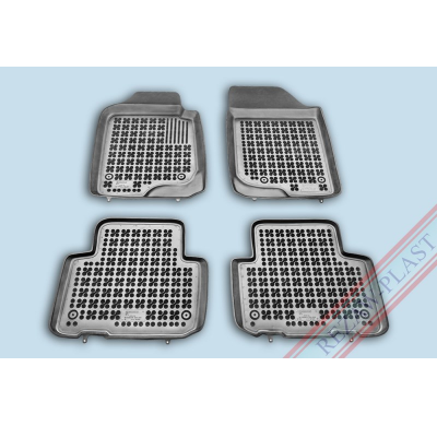 Alfombrillas Goma Negra Kia Carens Iii Desde 2006 4-Piezas