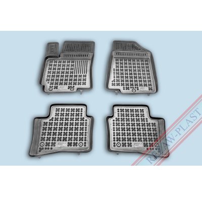 Alfombrillas Goma Negra Kia Rio Iii Desde 2011 4-Piezas