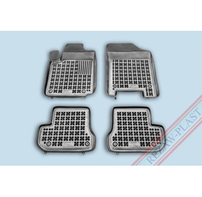 Alfombrillas Goma Negra Citroen C2  2003 - 2009 Con Extintor De Fuegos 4-Piezas