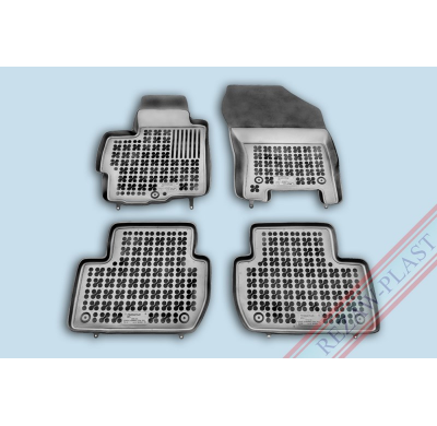 Alfombrillas Goma Negra Citroen C-Crosser Desde 2007, Con Extintor De Fuegos 4-Piezas