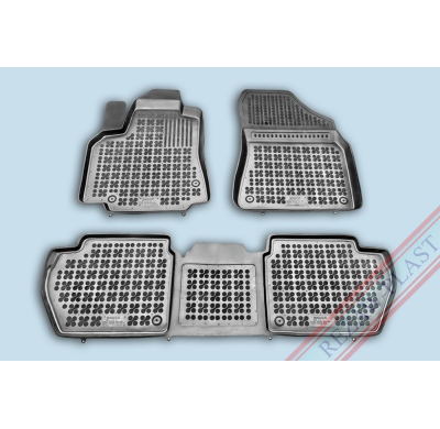 Alfombrillas Goma Negra Citroen Berlingo Desde 2007 3-Piezas