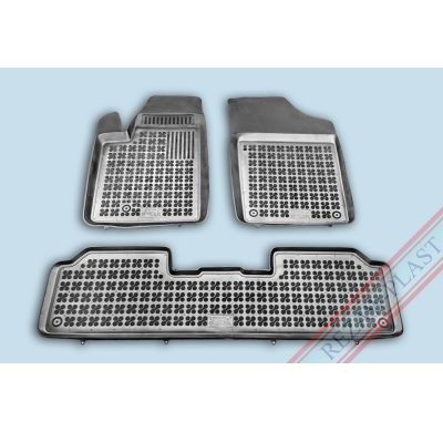 Alfombrillas Goma Negra Peugeot Partner I 1997-2008 3-Piezas