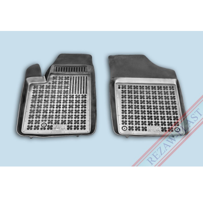 Alfombrillas Goma Negra Peugeot Partner I 1997-2008 -Delante 2-Piezas