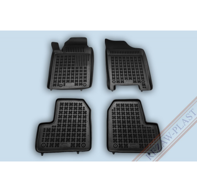 Alfombrillas Goma Negra Peugeot 206+ Desde 2009 4-Piezas